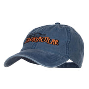 Spooktacular Embroidery Washed Cap