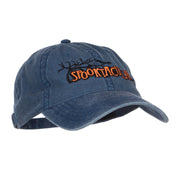 Spooktacular Embroidery Washed Cap