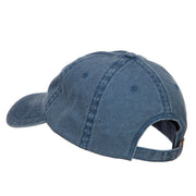 Portland Embroidered Washed Buckled Cap