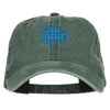 Plaid Shamrock Embroidered Washed Cap