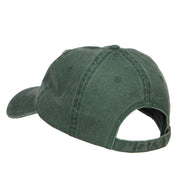 Plaid Shamrock Embroidered Washed Cap