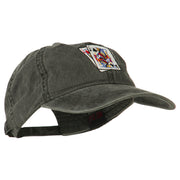 Gaming Pinochle Embroidered Washed Cap