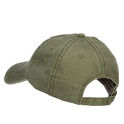 Plaid Shamrock Embroidered Washed Cap