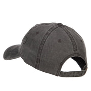 Plaid Shamrock Embroidered Washed Cap