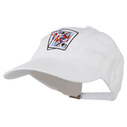 Gaming Pinochle Embroidered Washed Cap