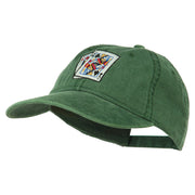 Gaming Pinochle Embroidered Washed Cap