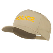 Police Letter Embroidered High Profile Cap