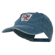 Gaming Pinochle Embroidered Washed Cap