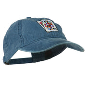 Gaming Pinochle Embroidered Washed Cap