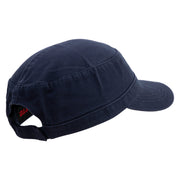 Arcade Game Icon Embroidered Garment Washed Adjustable Army Cap - Navy OSFM