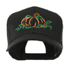 Halloween Pumpkin Outline Embroidered Cap