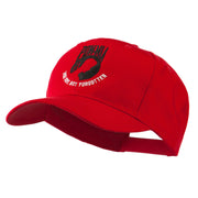 Pow Mia Symbol with Wording Embroidered Cap