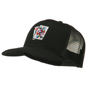 Gaming Pinochle Embroidered Mesh Cap