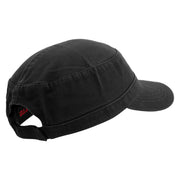 Arcade Game Icon Embroidered Garment Washed Adjustable Army Cap - Black OSFM