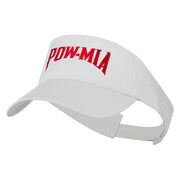 Pow Mia Embroidered Twill Sun Visor