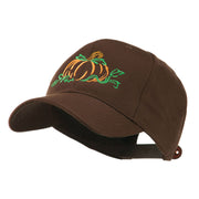 Halloween Pumpkin Outline Embroidered Cap