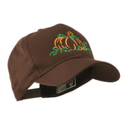 Halloween Pumpkin Outline Embroidered Cap