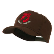 Pow Mia Symbol with Wording Embroidered Cap