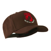 Pow Mia Symbol with Wording Embroidered Cap