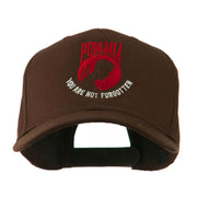 Pow Mia Symbol with Wording Embroidered Cap