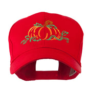 Halloween Pumpkin Outline Embroidered Cap