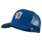 Gaming Pinochle Embroidered Mesh Cap