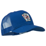 Gaming Pinochle Embroidered Mesh Cap