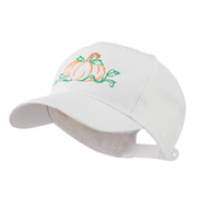 Halloween Pumpkin Outline Embroidered Cap