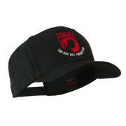 Pow Mia Symbol with Wording Embroidered Cap