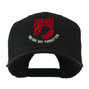 Pow Mia Symbol with Wording Embroidered Cap