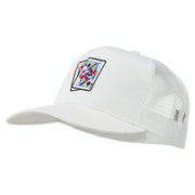 Gaming Pinochle Embroidered Mesh Cap