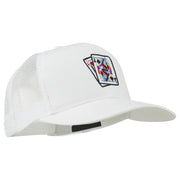 Gaming Pinochle Embroidered Mesh Cap