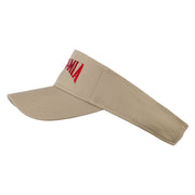 Pow Mia Embroidered Twill Sun Visor