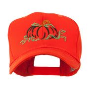 Halloween Pumpkin Outline Embroidered Cap