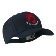 Pow Mia Symbol with Wording Embroidered Cap