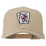 Gaming Pinochle Embroidered Mesh Cap