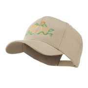 Halloween Pumpkin Outline Embroidered Cap