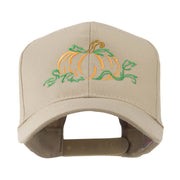 Halloween Pumpkin Outline Embroidered Cap