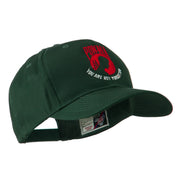 Pow Mia Symbol with Wording Embroidered Cap