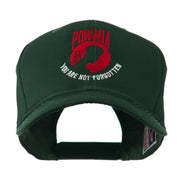 Pow Mia Symbol with Wording Embroidered Cap