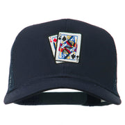 Gaming Pinochle Embroidered Mesh Cap