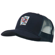 Gaming Pinochle Embroidered Mesh Cap