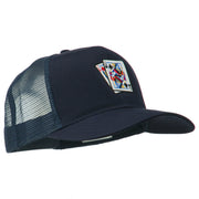 Gaming Pinochle Embroidered Mesh Cap