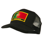 Portugal Country Patched Mesh Back Cap