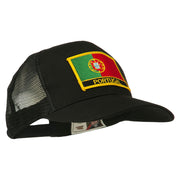 Portugal Country Patched Mesh Back Cap