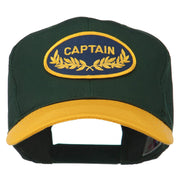 Captain Oak Leaf Military Patched Prostyle Cap