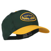 Captain Oak Leaf Military Patched Prostyle Cap