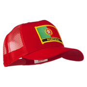 Portugal Country Patched Mesh Back Cap