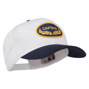 Captain Oak Leaf Military Patched Prostyle Cap