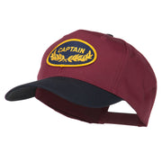 Captain Oak Leaf Military Patched Prostyle Cap